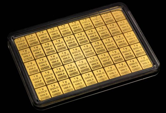 50 x 1g Tafelbarren™ Gold (Goldtafel™)