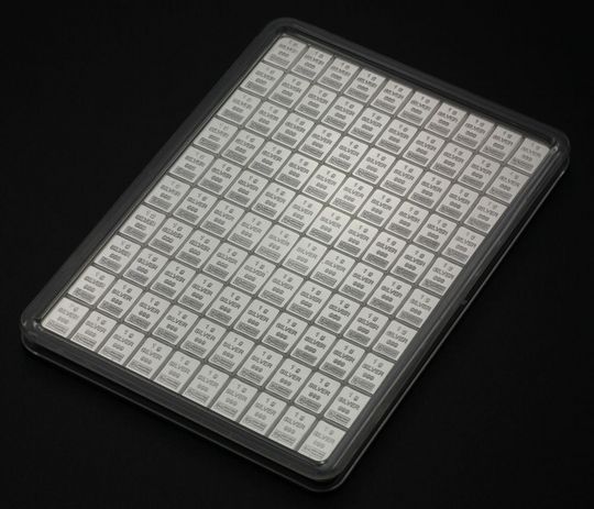 100 x 1g Tafelbarren™ Silber (Silbertafel™)